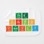 The 
 P|artlo
 Family  Burp Cloth