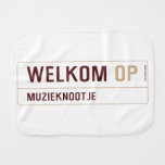 Welkom  Burp Cloth