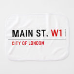 Main St.  Burp Cloth