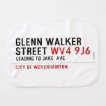 glenn walker street  Burp Cloth