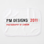 PM Designs   Burp Cloth