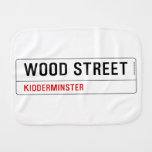 Wood Street  Burp Cloth