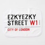 ezkyezky Street  Burp Cloth