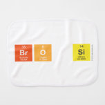 BrO Si  Burp Cloth