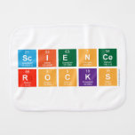 SCIENCE
 ROCKS  Burp Cloth