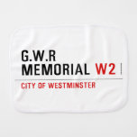 G.w.r memorial  Burp Cloth