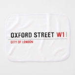 Oxford Street  Burp Cloth