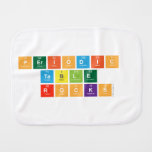 Periodic 
 Table 
 Rocks  Burp Cloth