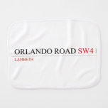 Orlando Road  Burp Cloth
