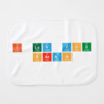 I luv you
 Sarah  Burp Cloth