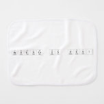 Science is Fun!  Burp Cloth