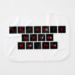 Periodic
 Table
 Writer  Burp Cloth