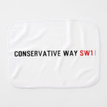 Conservative Way  Burp Cloth