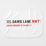 115 Daws LANE  Burp Cloth