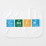 CONDOM  Burp Cloth