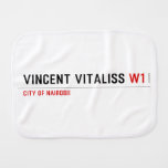 vincent vitaliss  Burp Cloth