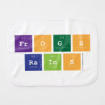 frogs
 rains  Burp Cloth