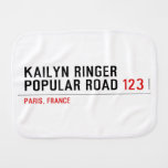 Kailyn ringer Popular road  Burp Cloth