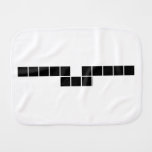 LONDON STREET
 SIGN  Burp Cloth