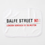 Balfe Street  Burp Cloth