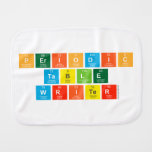 Periodic
 Table
 Writer  Burp Cloth