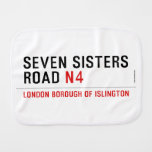 Seven Sisters Road  Burp Cloth