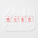 Mako  Burp Cloth