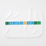gwyddoniaeth  Burp Cloth