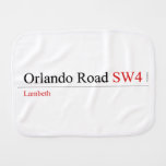 Orlando Road  Burp Cloth