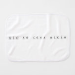 Think and learn science  Burp Cloth