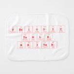 Periodic
 Table
 Writer  Burp Cloth