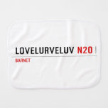 Lovelurveluv  Burp Cloth