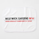 Westwick Gardens  Burp Cloth