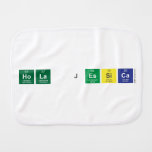 hola jessica  Burp Cloth