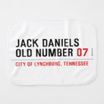 Jack Daniels Old Number  Burp Cloth