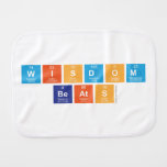 Wisdom
 Beats  Burp Cloth
