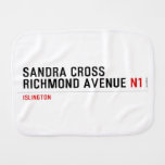 Sandra Cross Richmond Avenue  Burp Cloth
