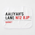 Aaliyah's  Lane  Burp Cloth
