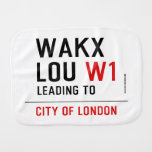 WAKX LOU  Burp Cloth