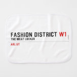 Fashion District  Burp Cloth