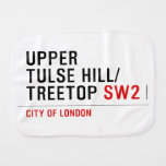 Upper  tulse hill/ Treetop  Burp Cloth