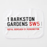 1 barkston gardens  Burp Cloth