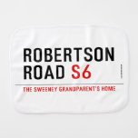 Robertson Road  Burp Cloth