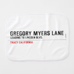 Gregory Myers Lane  Burp Cloth