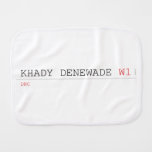 Khady denewade  Burp Cloth