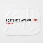 Portshite Avenue  Burp Cloth
