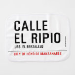 CALLE EL RIPIO  Burp Cloth