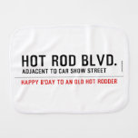 Hot Rod Blvd.  Burp Cloth