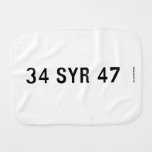 34 SYR 47  Burp Cloth