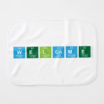 WELCOME  Burp Cloth